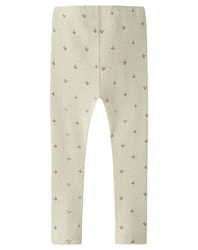 Name It - NMFHannis Leggings - Almond Milk